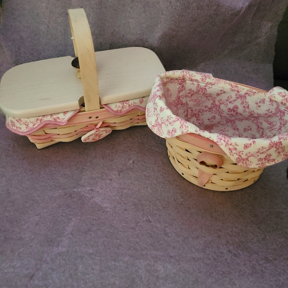 2000/2004 Longaberger Horizon of Hope Basket Combo